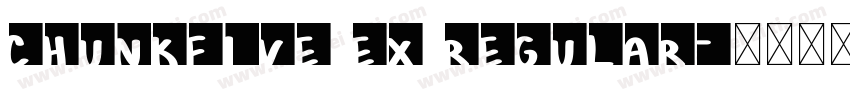 ChunkFive Ex Regular字体转换